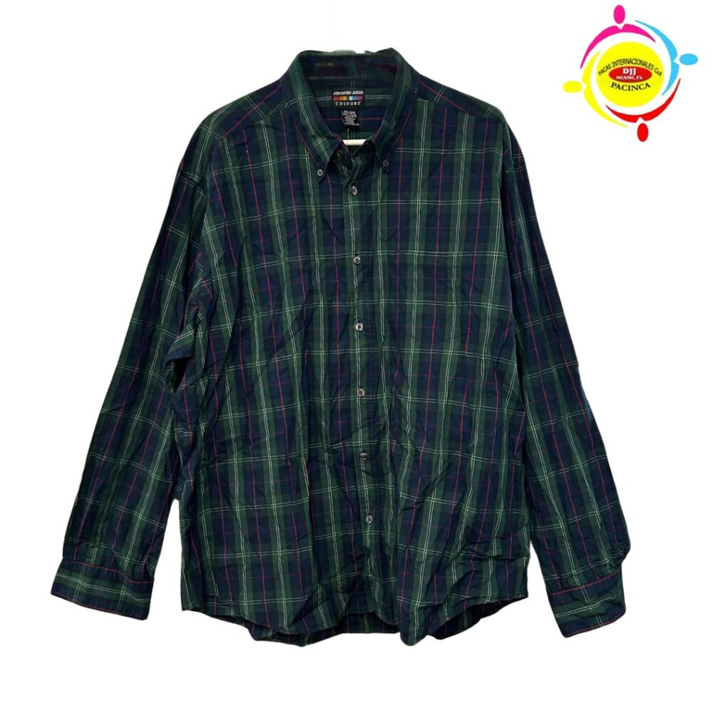 *ALEXANDER JULIAN COLORS GREEN SHIRT